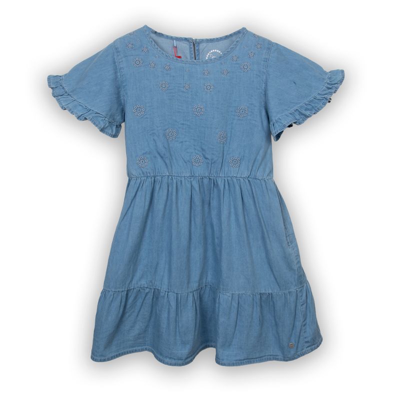 PILLIN - Vestido Niña Celeste Pillin PVC713-25CEL2 - Celeste