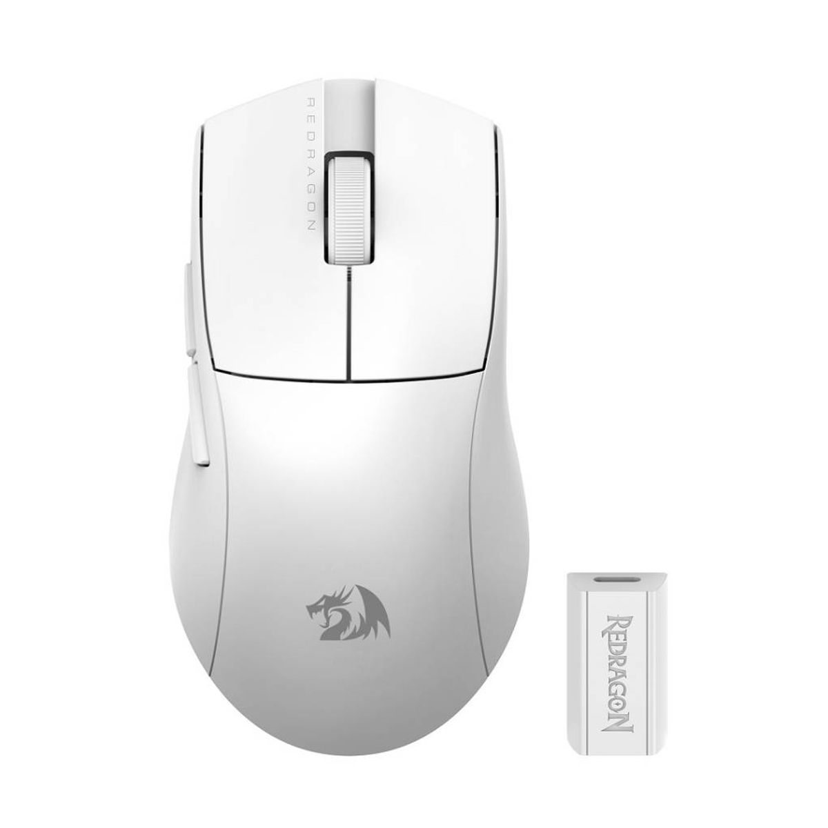 REDRAGON - Mouse Wireless Redragon Ultra Light K1ng Pro M916 4K Blanco