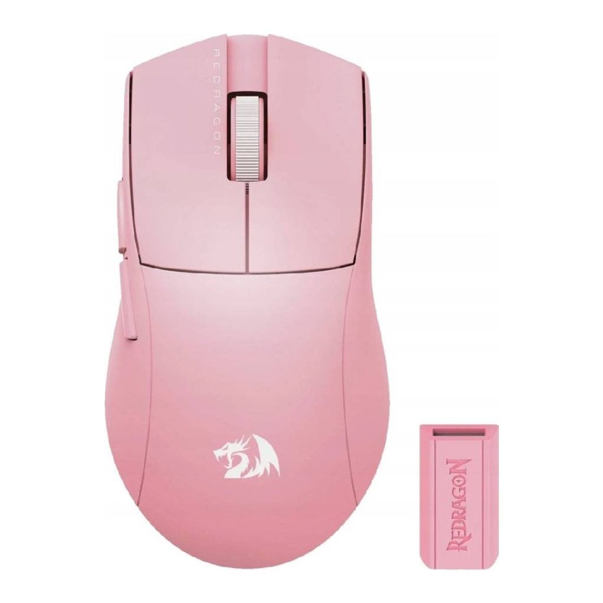 REDRAGON - Mouse Wireless Redragon Ultra Light K1ng Pro M916 4K Rosado