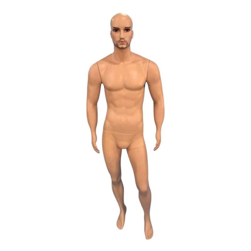 GENERICO - Maniqui Masculino Cuerpo Completo Color Piel Gms