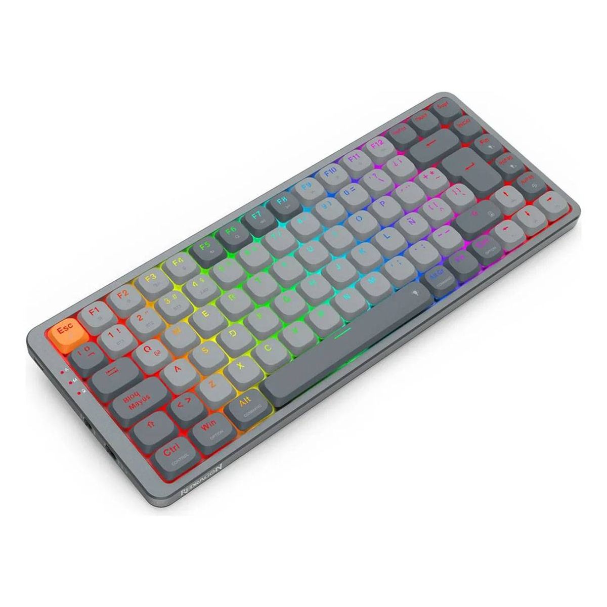 REDRAGON - Teclado Redragon Azure RGB Pro K652GG Sw Red Español