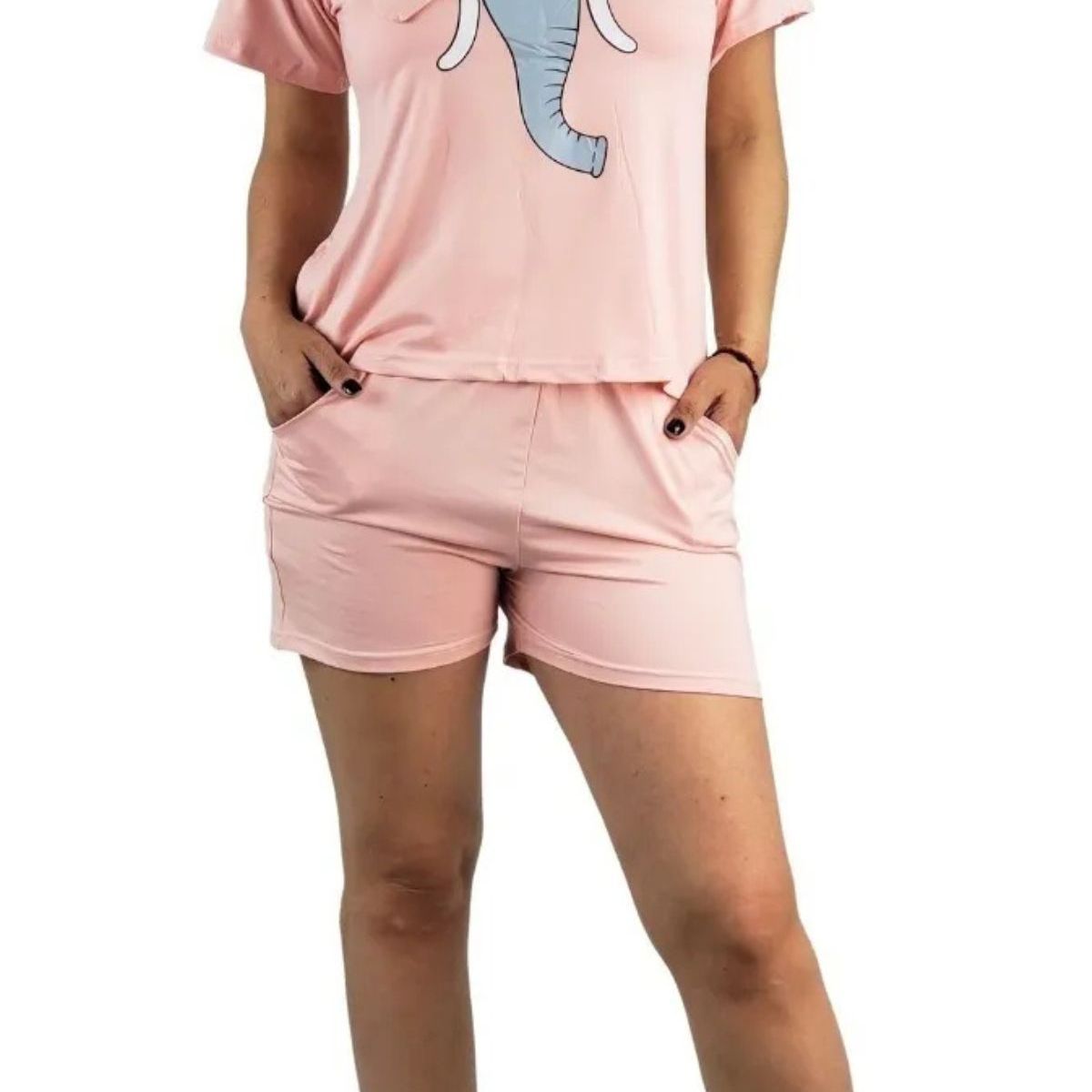 LOOK SHOP - Pijama Mujer Verano. Polera Y Short. Diseños 552