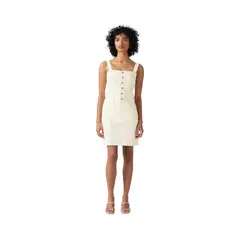 LEVIS - Vestido Mujer Iconic Button Blanco