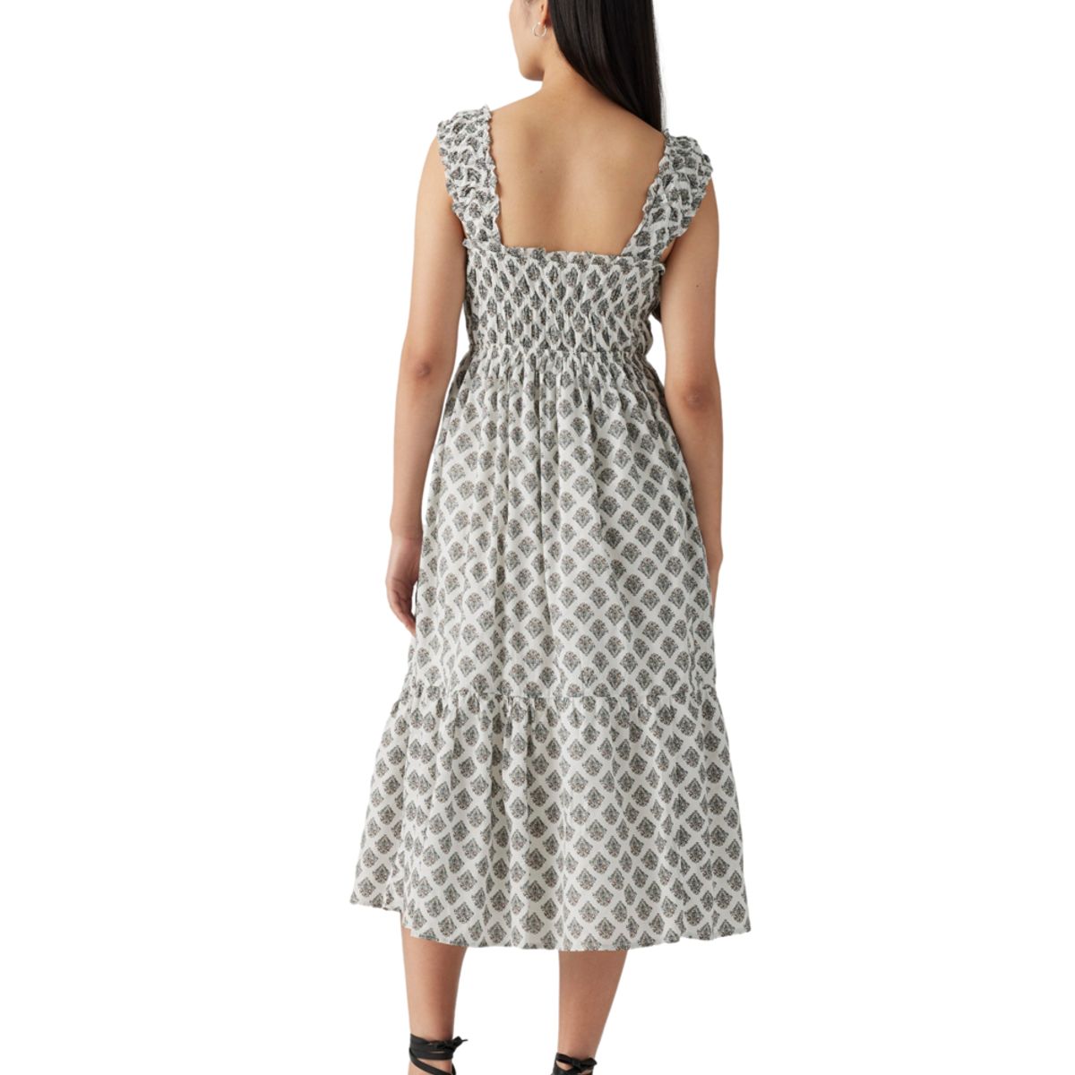 LEVIS - Vestido Mujer Amaya Tiered Maxi Dress Blanco Levis