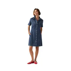 LEVIS - Vestido Mujer Rinoa Denim Dress Azul