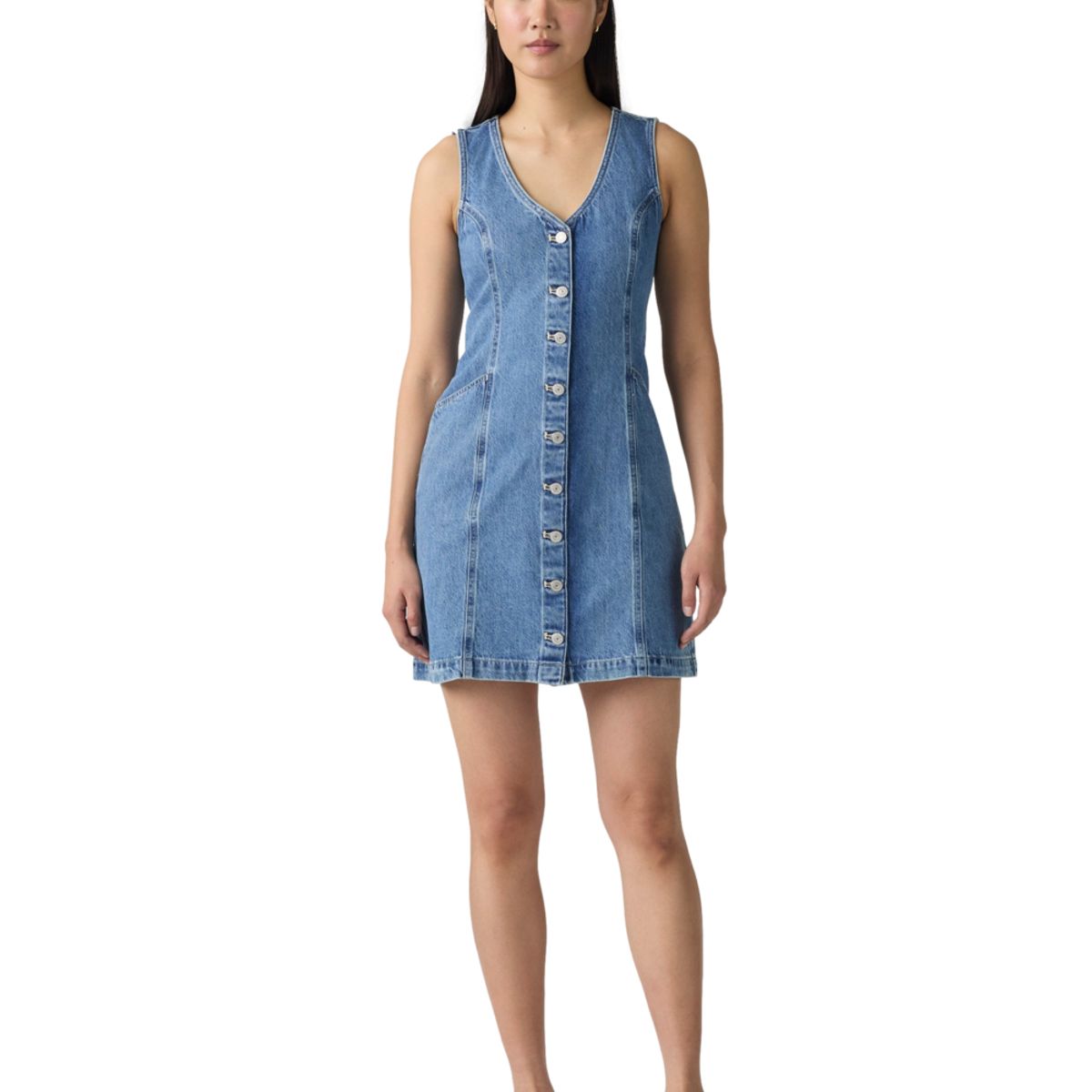LEVIS - Vestido Mujer Vianna Vest Dress Azul Levis