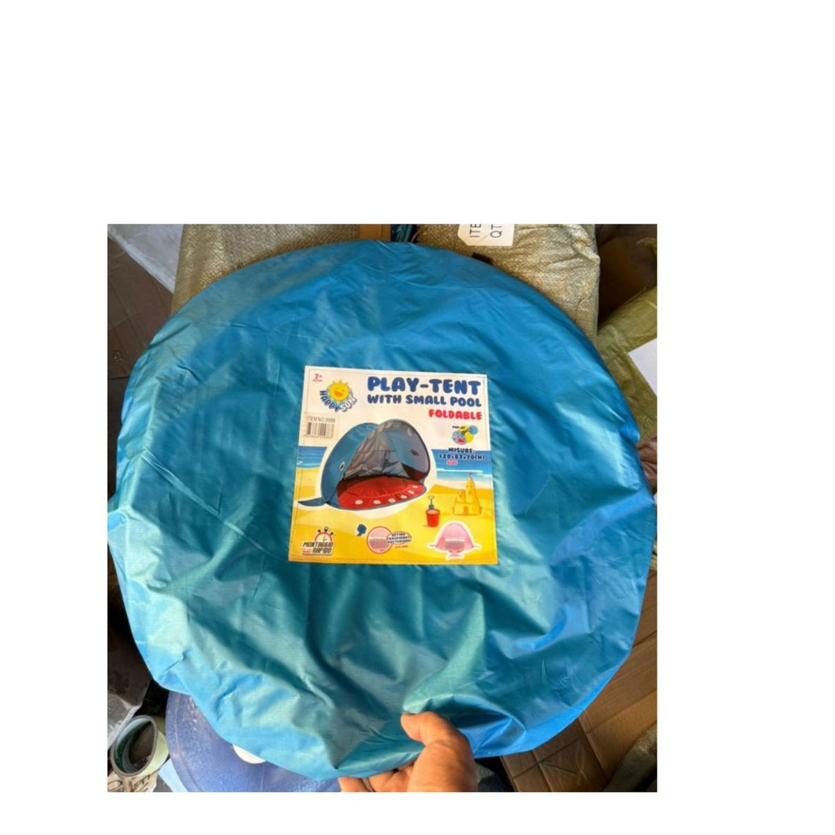 GENERICO - Carpa Infantil Niños Tiburon Color Azul SKU CF