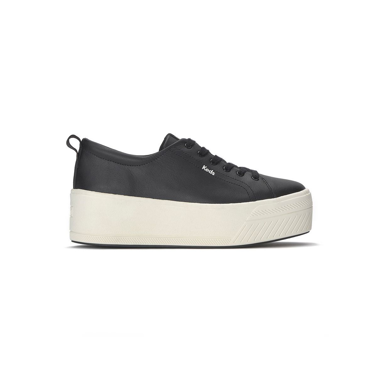 KEDS - Zapatilla Cuero Mujer Skyler Leather Negro KEDS