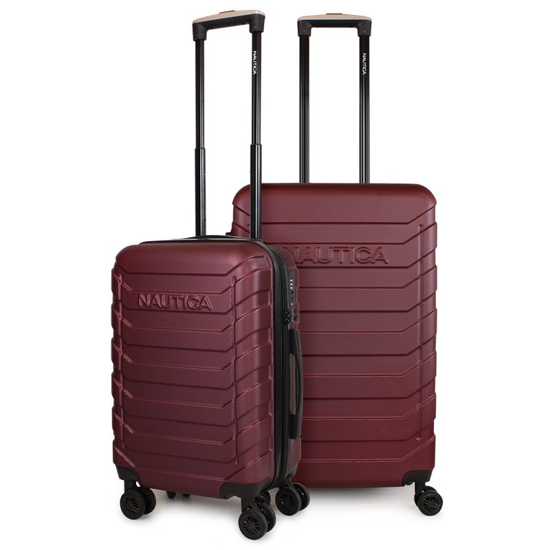 NAUTICA - Pack 2 maletas S+M Soho 10 y 20kg burdeo Nautica - Burdeos