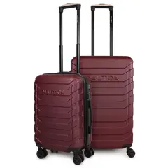 NAUTICA - Pack 2 maletas S+M Soho 10 y 20kg burdeo - Burdeos