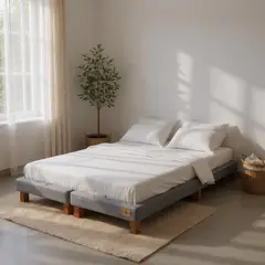 BLOCCARE - Base De Cama Anti Reflujo Queen Div - Largo 190 cm