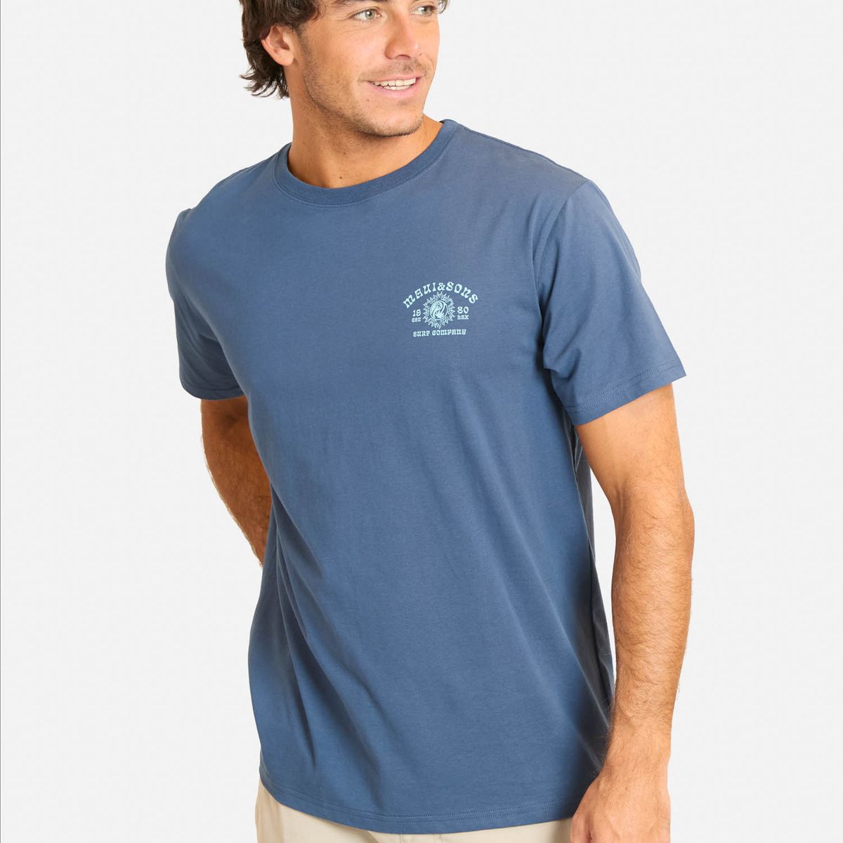 MAUI AND SONS - Polera MC Jacinta Celeste Hombre Maui And Sons - Celeste