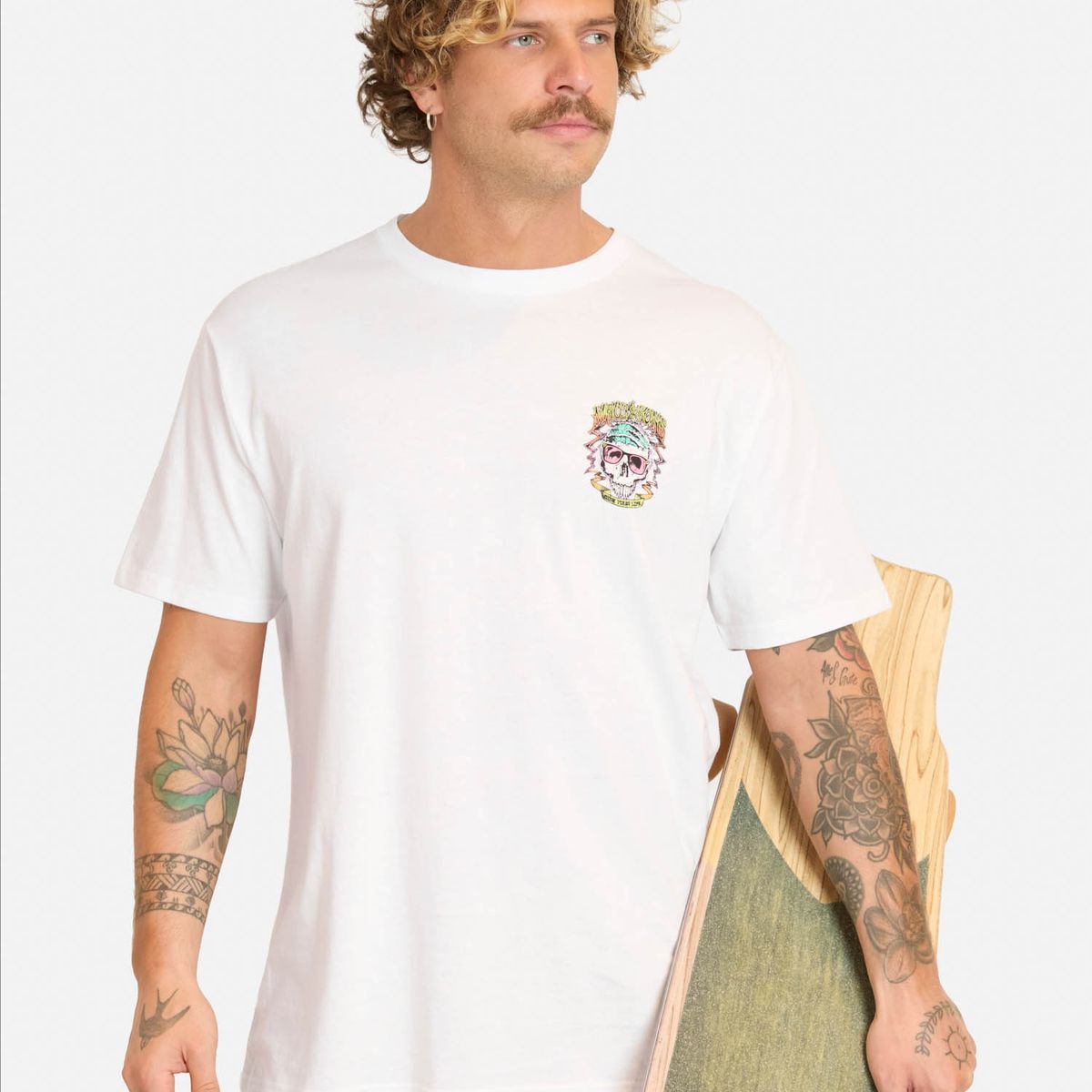 MAUI AND SONS - Polera MC Letulia Blanco Hombre Maui And Sons - Blanco