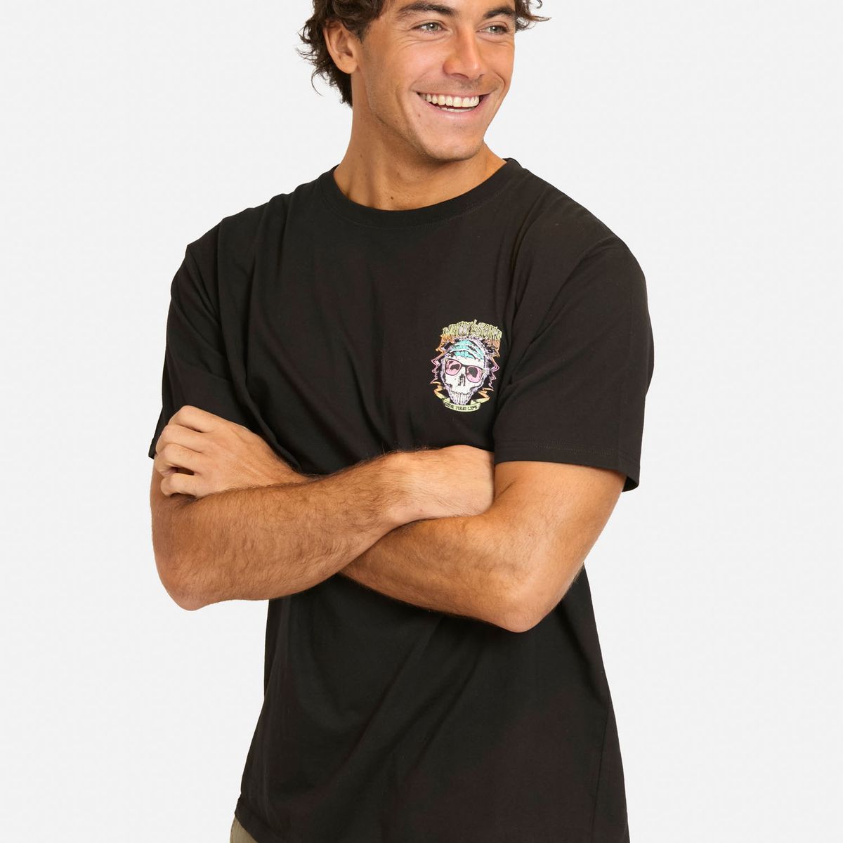 MAUI AND SONS - Polera MC Letulia Negro Hombre Maui And Sons - Negro