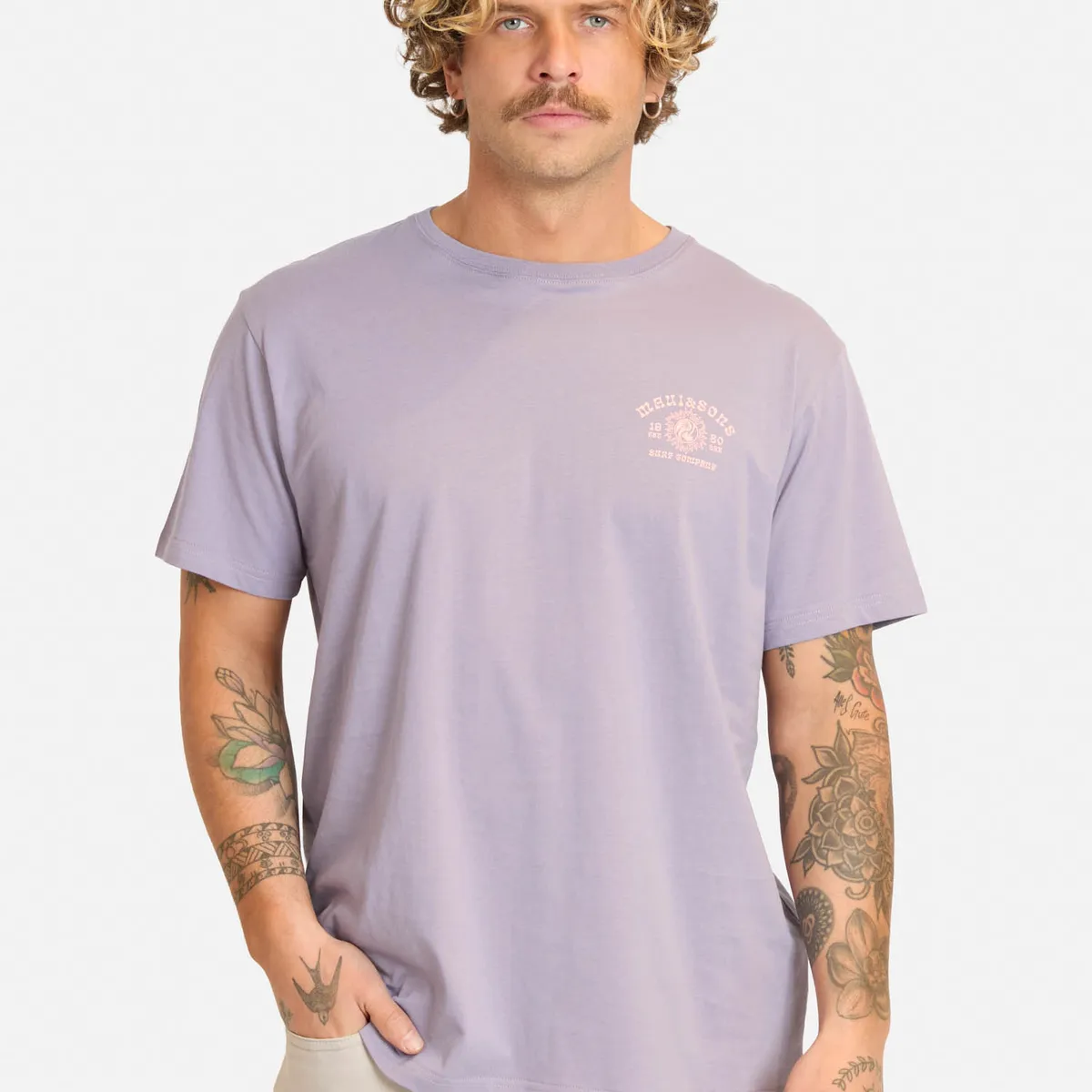 MAUI AND SONS - Polera MC Rexodu Morado Hombre Maui And Sons - Morado