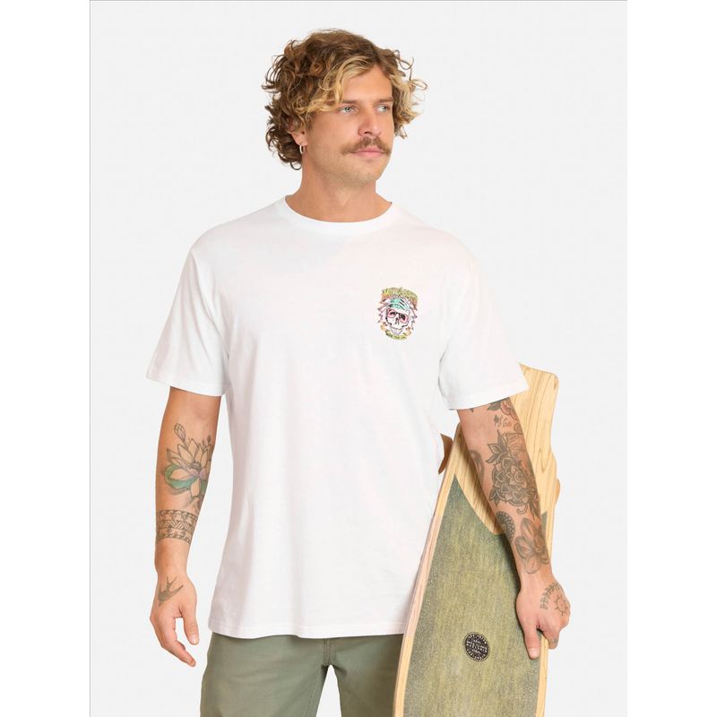 MAUI AND SONS Polera MC Letulia Blanco Hombre Maui And Sons