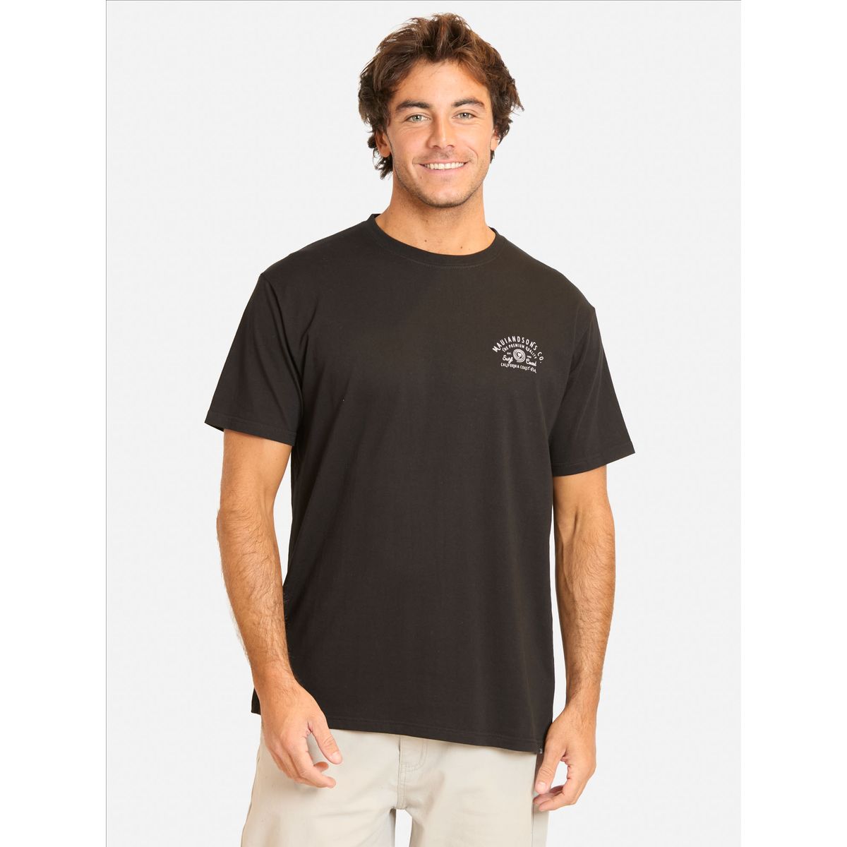 MAUI AND SONS - Polera MC Tivarix Negro Hombre Maui And Sons - Negro