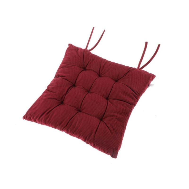 HOMEY - Pack de 4 Cojines para silla, Cuadrados-Decorativos.