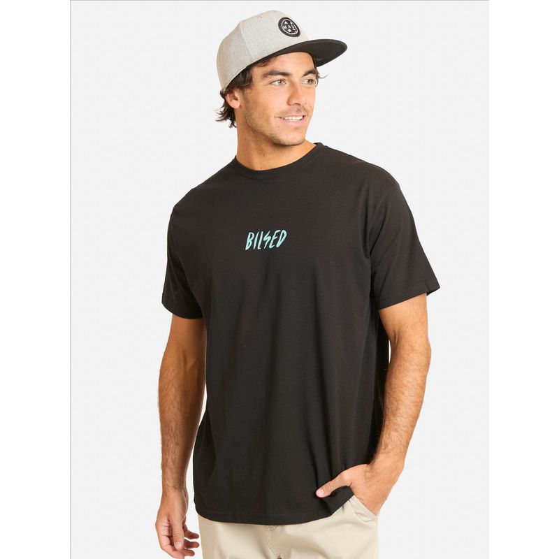 MAUI AND SONS - Polera MC Fiwic Negro Hombre Maui And Sons - Negro