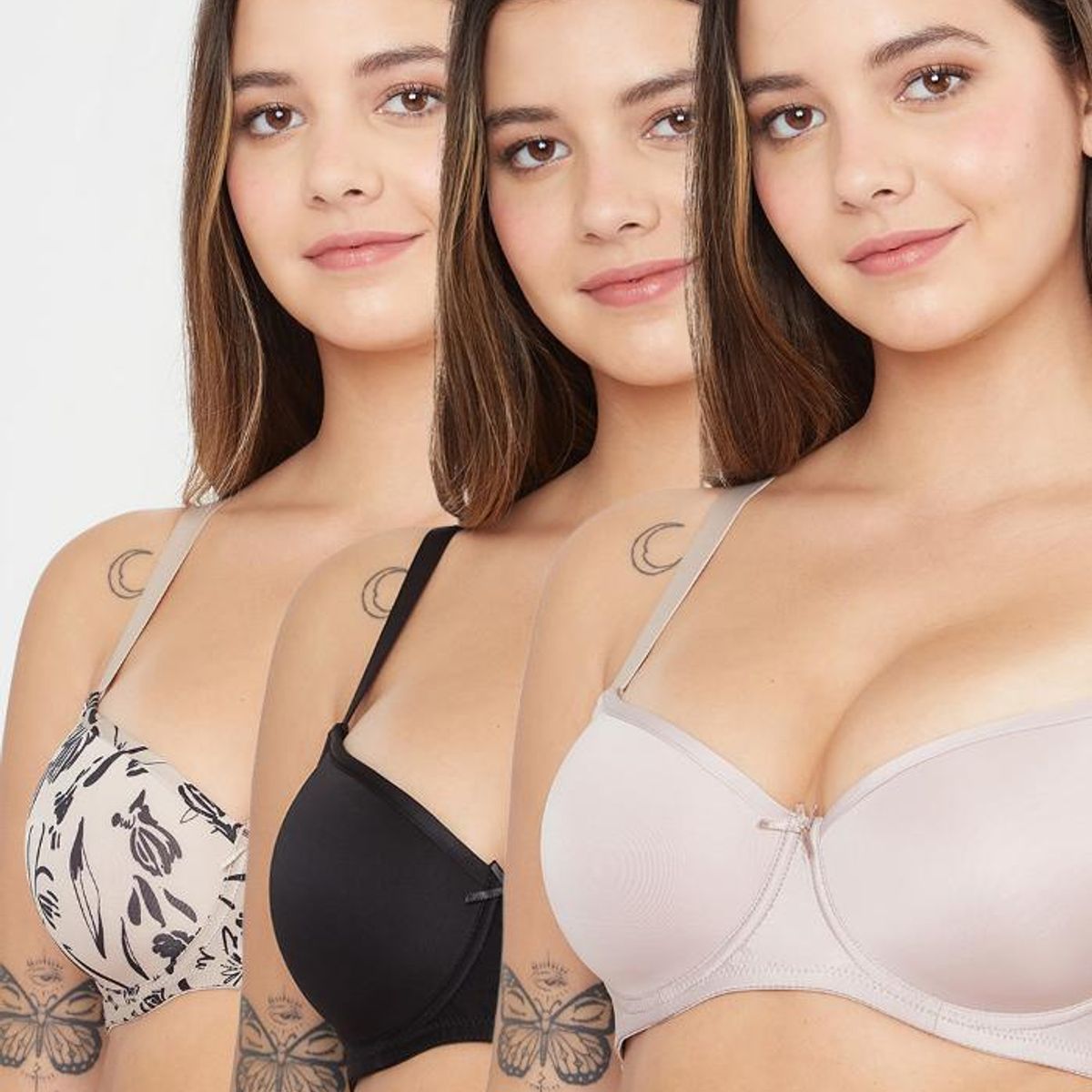 KAYSER - Pack 3X  Sosten Soft Microfibra P350024-NEG4 Kayser