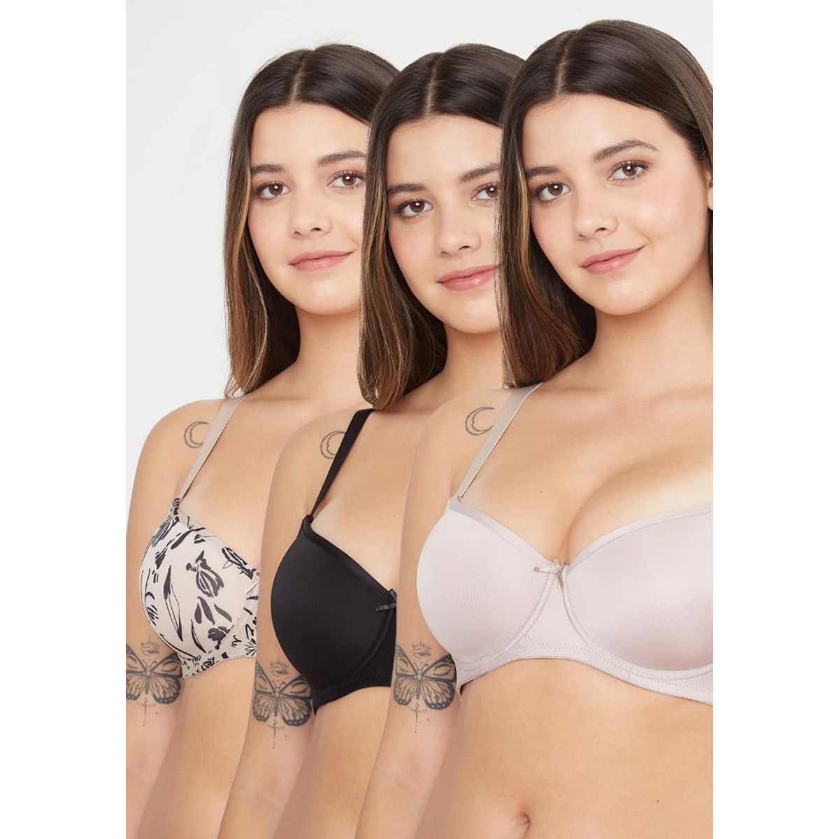 KAYSER - Pack 3X  Sosten Soft Microfibra P350024-NEG4 Kayser