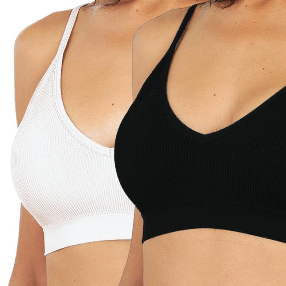 KAYSER - Pack 2x sosten Peto P225.151 NEG Kayser - Negro - XXL