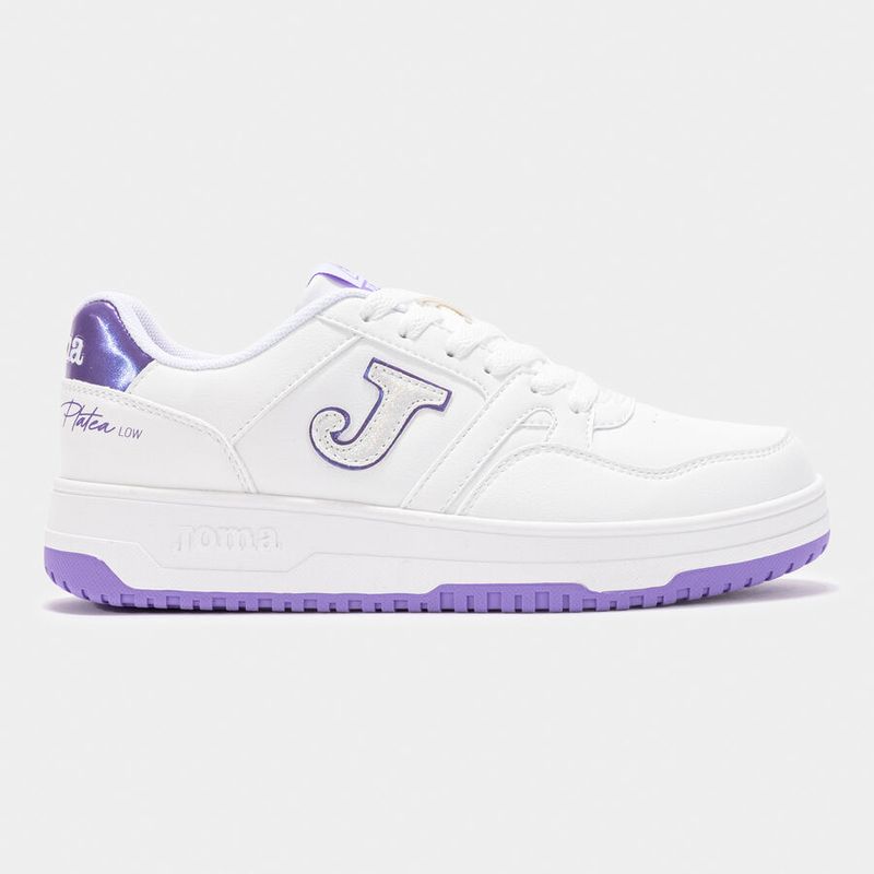 JOMA - ZAPATILLA URBANA C.PLATEA LOW LADY 2519 BLANCO MORADO JOMA