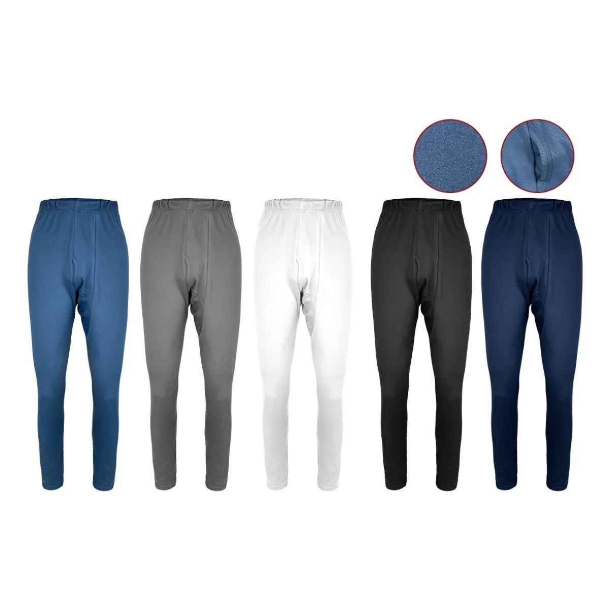 LOOK SHOP - Calzoncillos Largo Térmico Hombre Forro Interior Polar. 615
