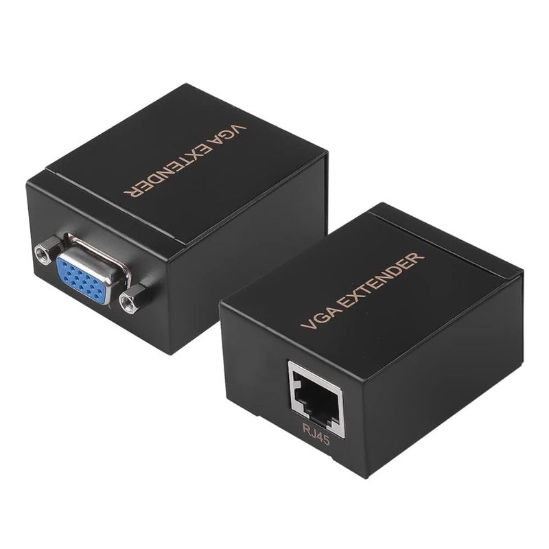 GENERICO - Extensor Extension Video Vga A Rj45 60 M Full Hd 1080p