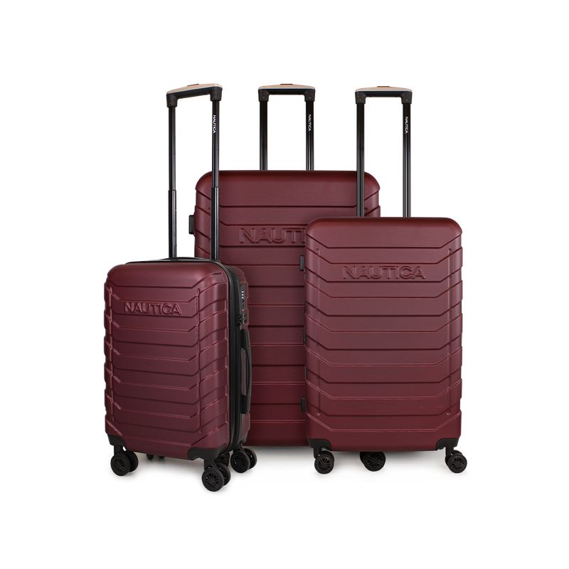 NAUTICA - Set de 3 maletas Soho S+M+L burdeo Nautica - Burdeos