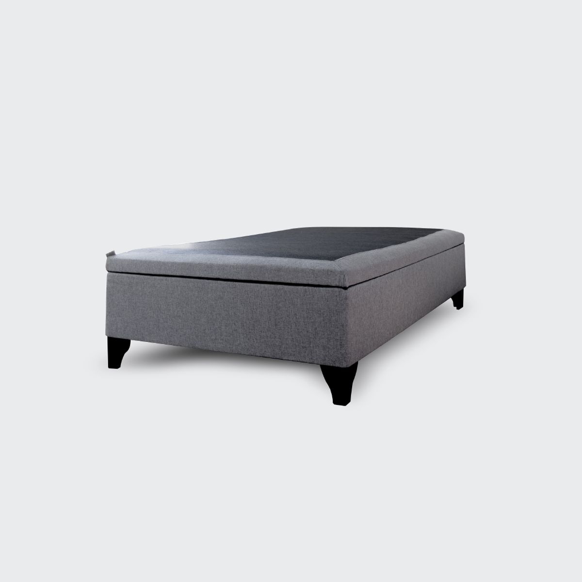 IVI HOME - Base baúl 1 plaza apertura horizontal gris