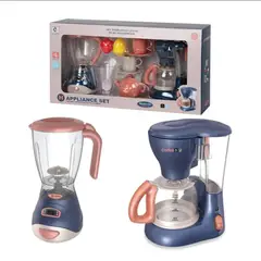 GENERICO - Set De Cocina De Juguete Licuadora Cafetera Luces Y Sonido