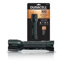 DURACELL - Linterna Resistente P-steel 500 Lm Incluye Pilas