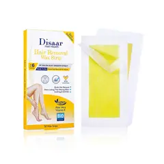 DISAAR - Banda De Ceras Depilatorias Aloe Vera + Vit E-vegano