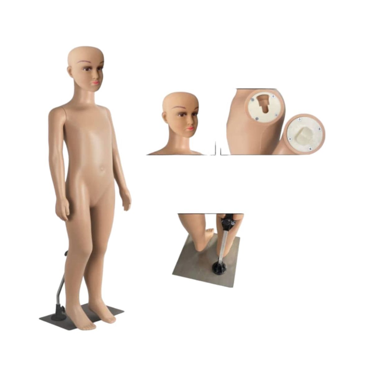 GENERICO - Maniqui  de Niño 110cm Color Piel Gms