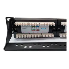 ATLANTICSWIRE - PATCH PANEL CAT6 24 PUERTOS, CON ORDENADOR