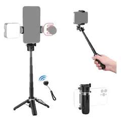 AZULAMAR - Palo Selfie Trípode Remoto Viaje Plegable Para Celular 16 15 Pro Max