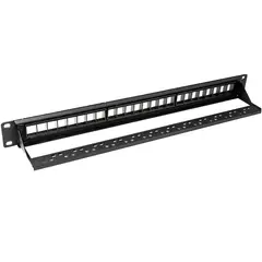 ATLANTICSWIRE - PATCH PANEL DESCARGADO 24 PUERTOS, CON ORDENADOR