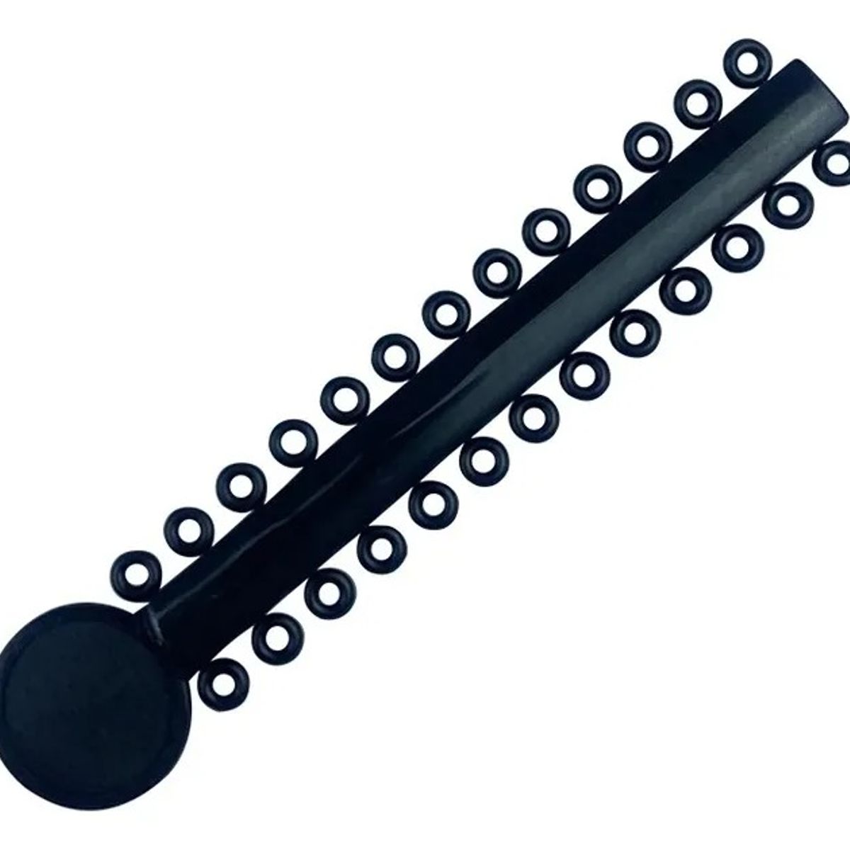 GENERICO - Pack Bandas Ligaduras Elásticos Ortodoncia Color Negro