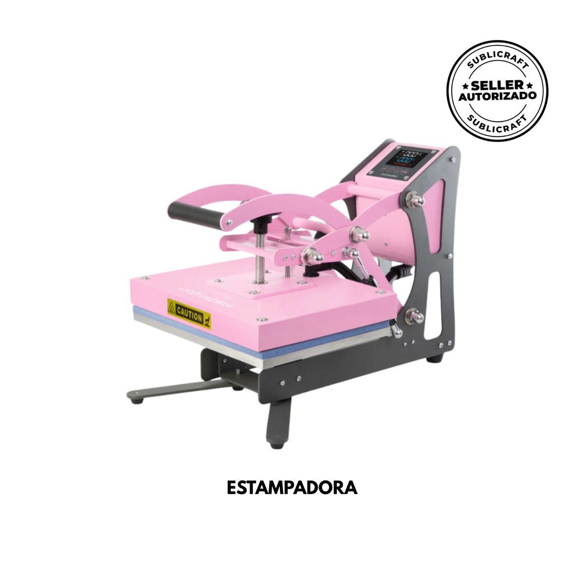 GENERICO - Kit Básico Estampadora Craft Hoby Express Rosa 22x30 SF24
