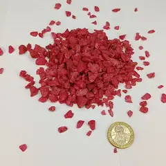 GENERICO - Cuarzo Arroz Pigmentado Decorativo Rosado Intenso 1kg