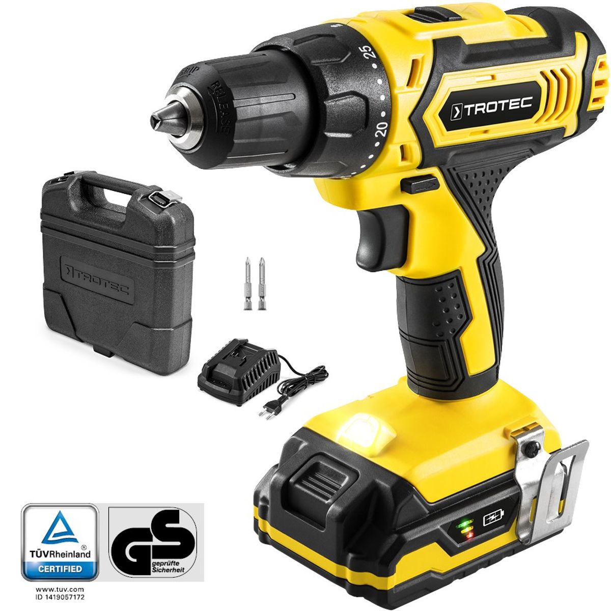 GENERICO - Taladro perforador a batería PSCS 11-20V TROTEC