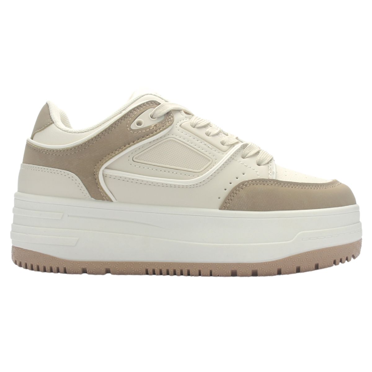 CHALADA - Zapatilla Mujer Beige Urbano Chalada Mitsu-4