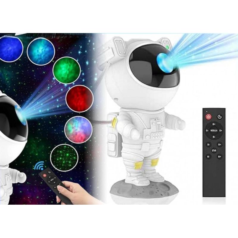 GENERICO - Lampara Proyector Astronauta De Galaxia Con Luz Led