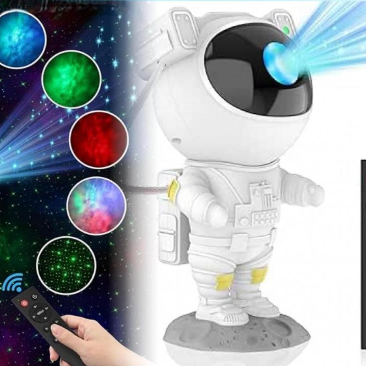 GENERICO - Lampara Proyector Astronauta De Galaxia Con Luz Led