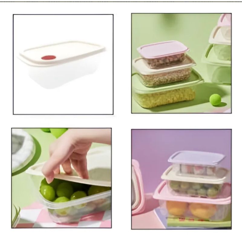 GENERICO - Set 3 Taper Para Comida Alimentos