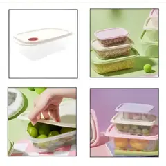 GENERICO - Set 3 Taper Para Comida Alimentos