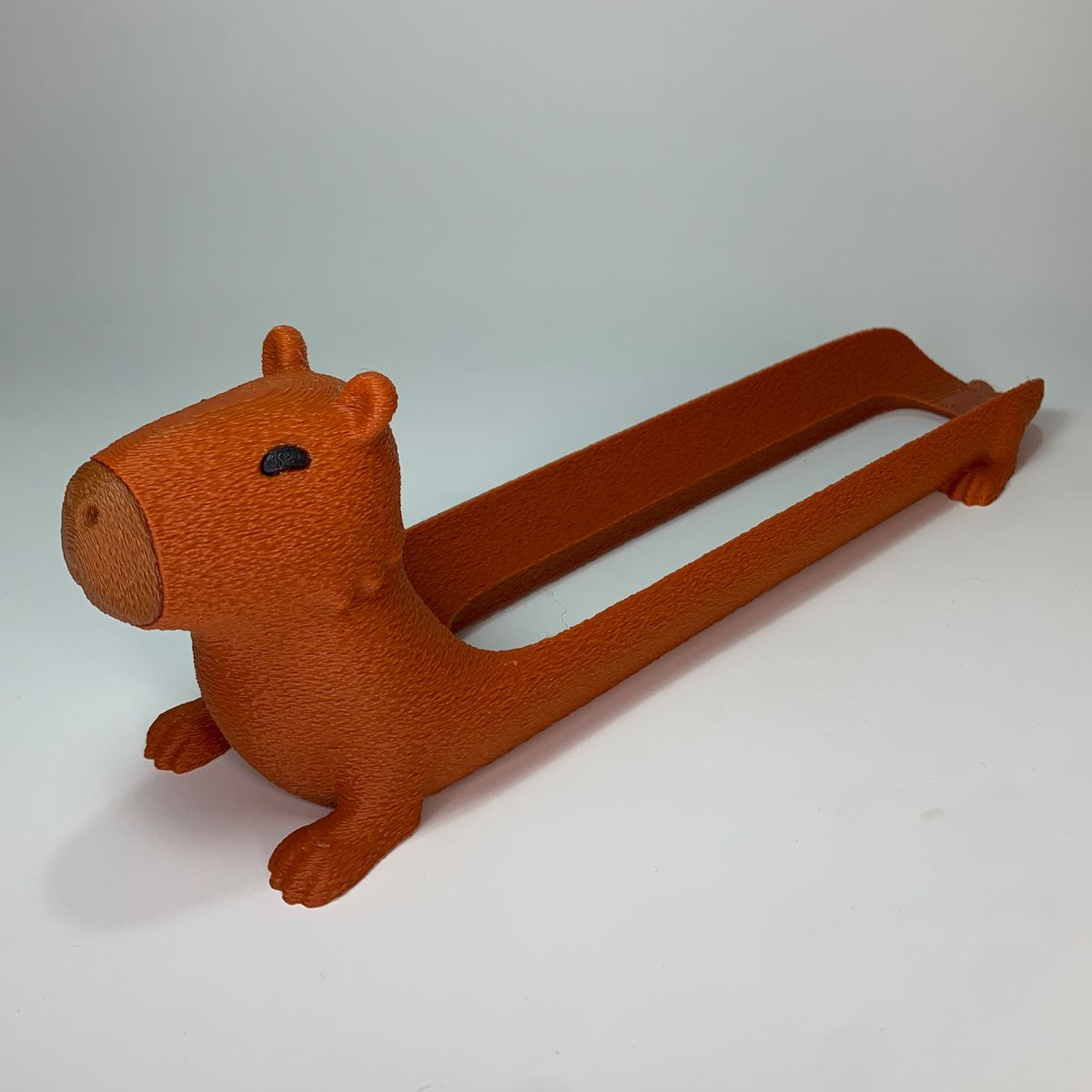 PROMETEO STUDIO - Completero Capybara XL porta hot dog Capibara café caramelo 27 cm