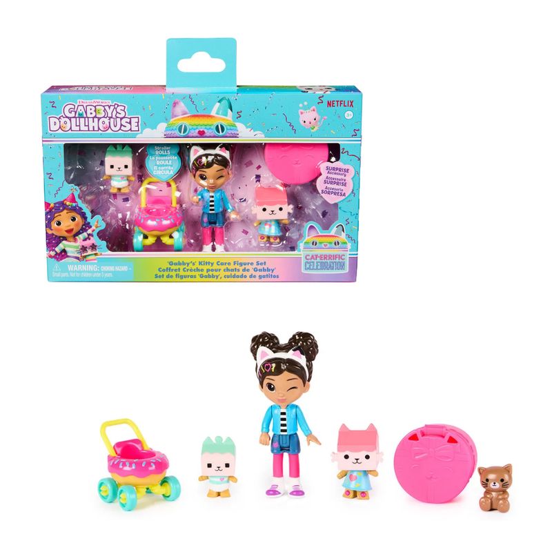 LA CASA DE GABBY - Gabbys Dollhouse Set Cuidado de Gatitos