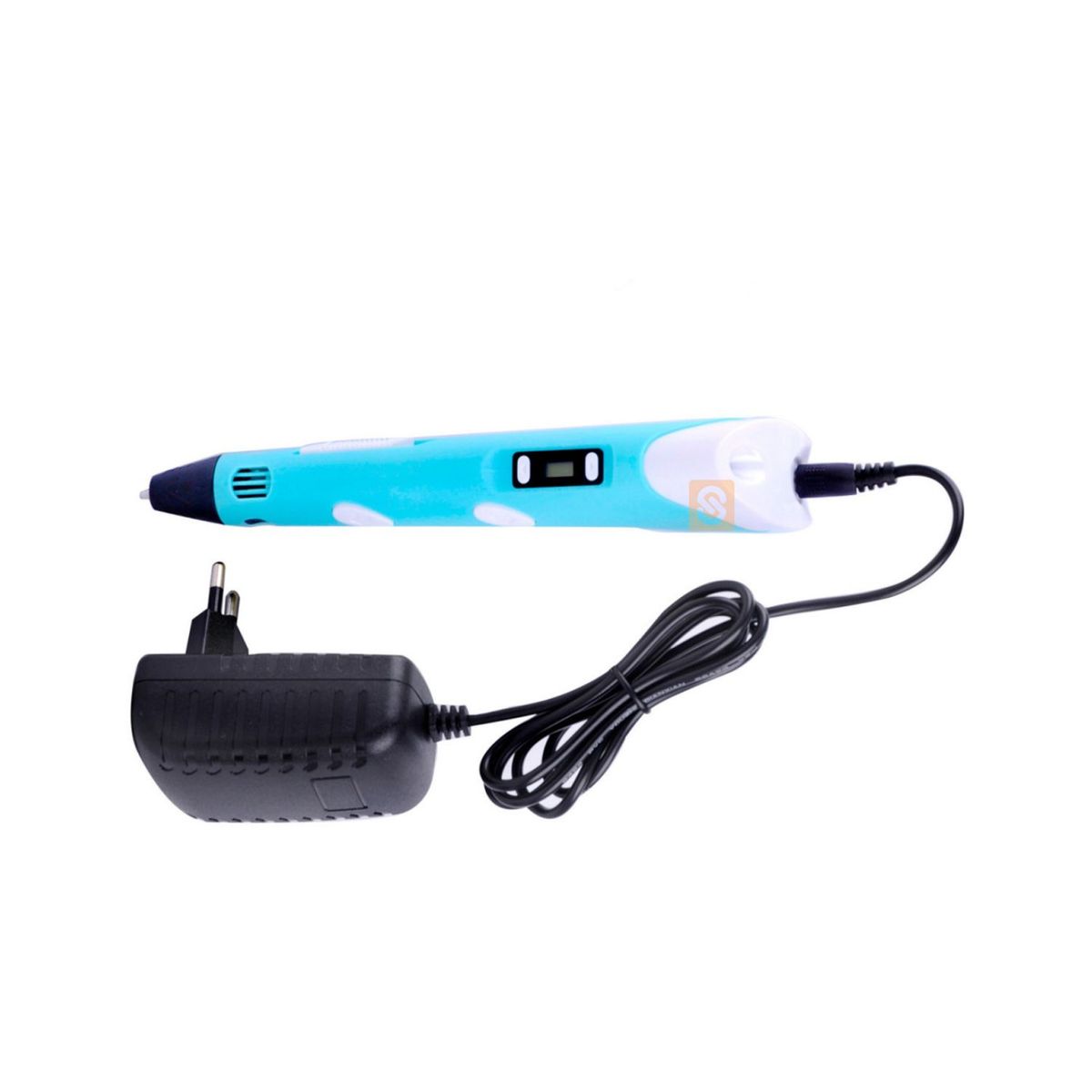 GENERICO - Lápiz 3D Azul para Dibujar en el Aire + Filamentos - SC